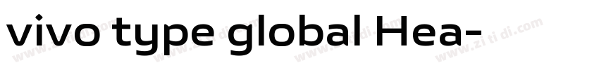 vivo type global Hea字体转换